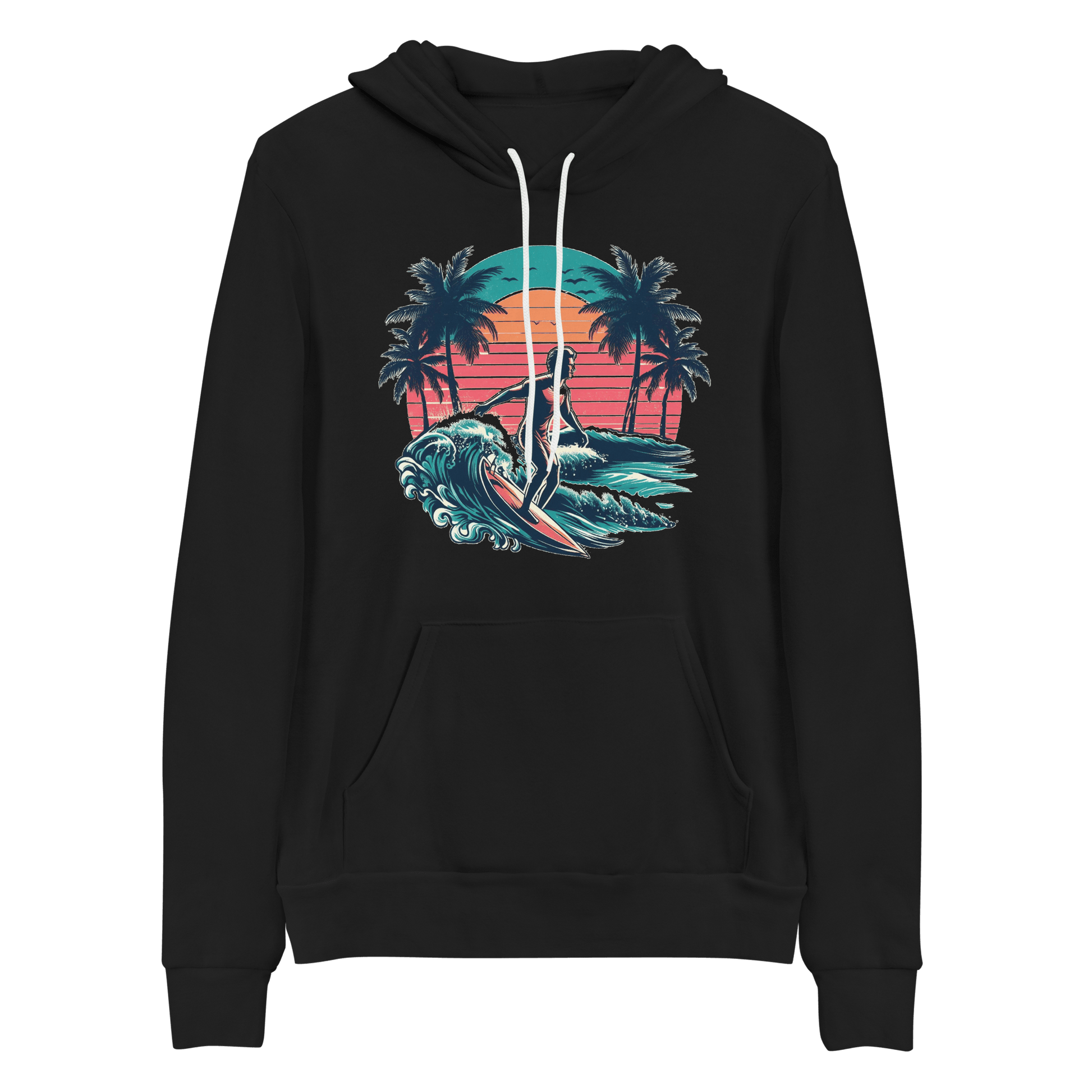 Unisex Kapuzenpullover "Surfing" - Artexio