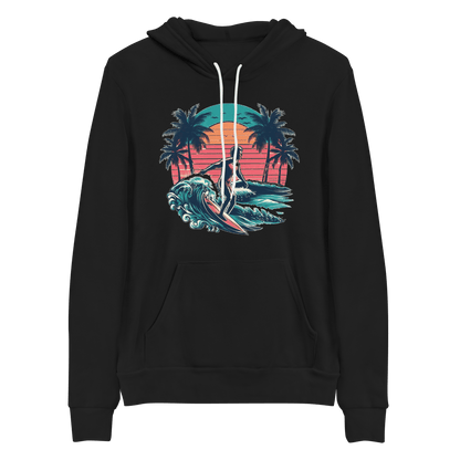 Unisex Kapuzenpullover "Surfing" - Artexio