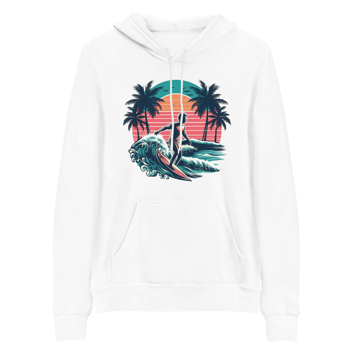 Unisex Kapuzenpullover "Surfing" - Artexio