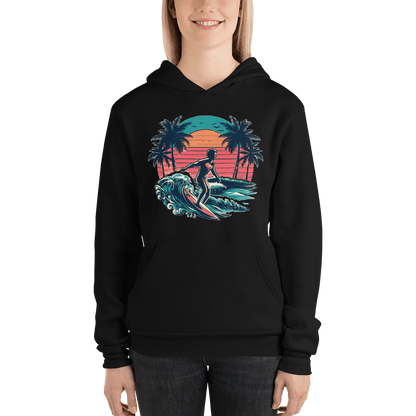 Unisex Kapuzenpullover "Surfing" - Artexio