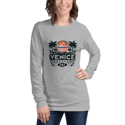 Langärmeliges Unisex T-Shirt "Venice Beach" - Artexio