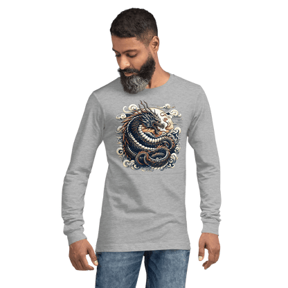 Langärmeliges Unisex T-Shirt "Drache" - Artexio