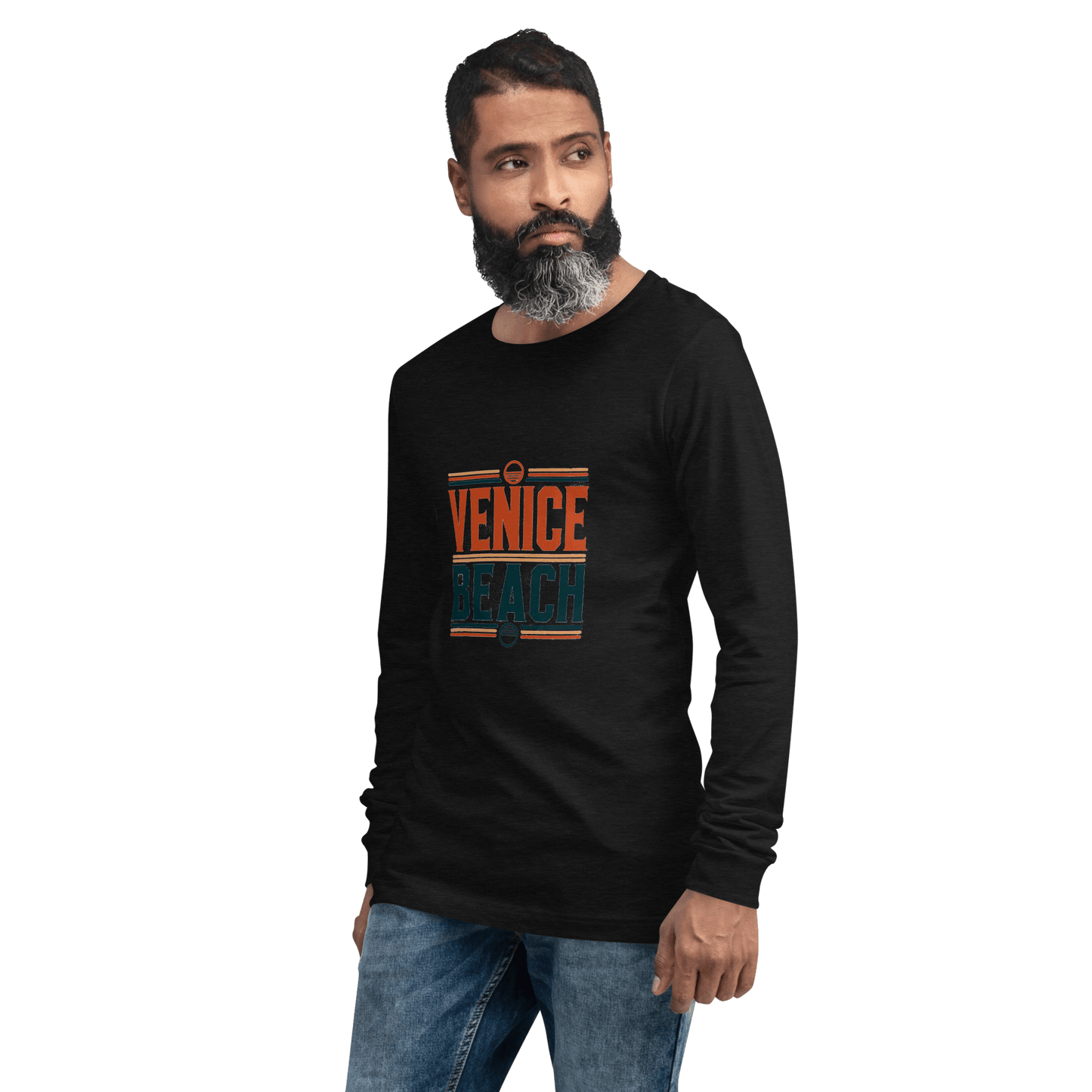 Langärmeliges Unisex T-Shirt "Venice Beach" - Artexio