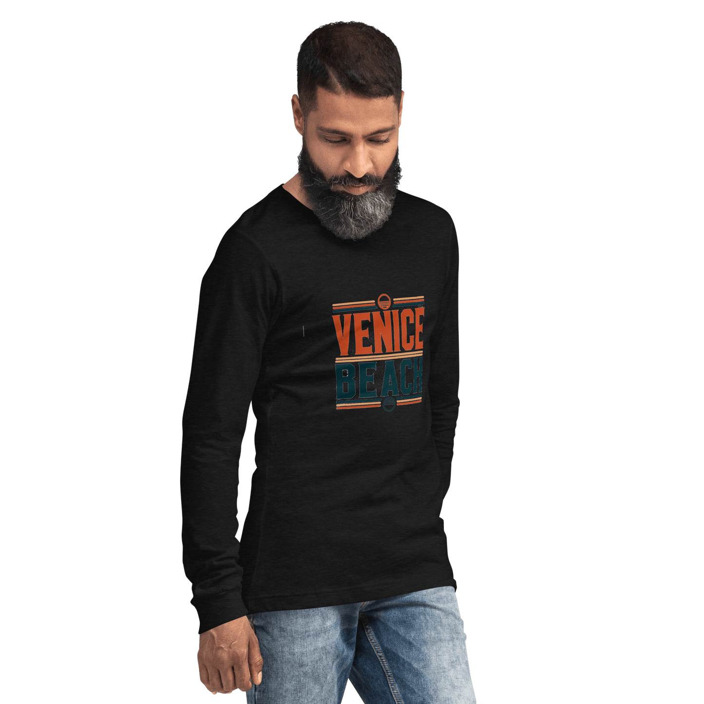 Langärmeliges Unisex T-Shirt "Venice Beach" - Artexio