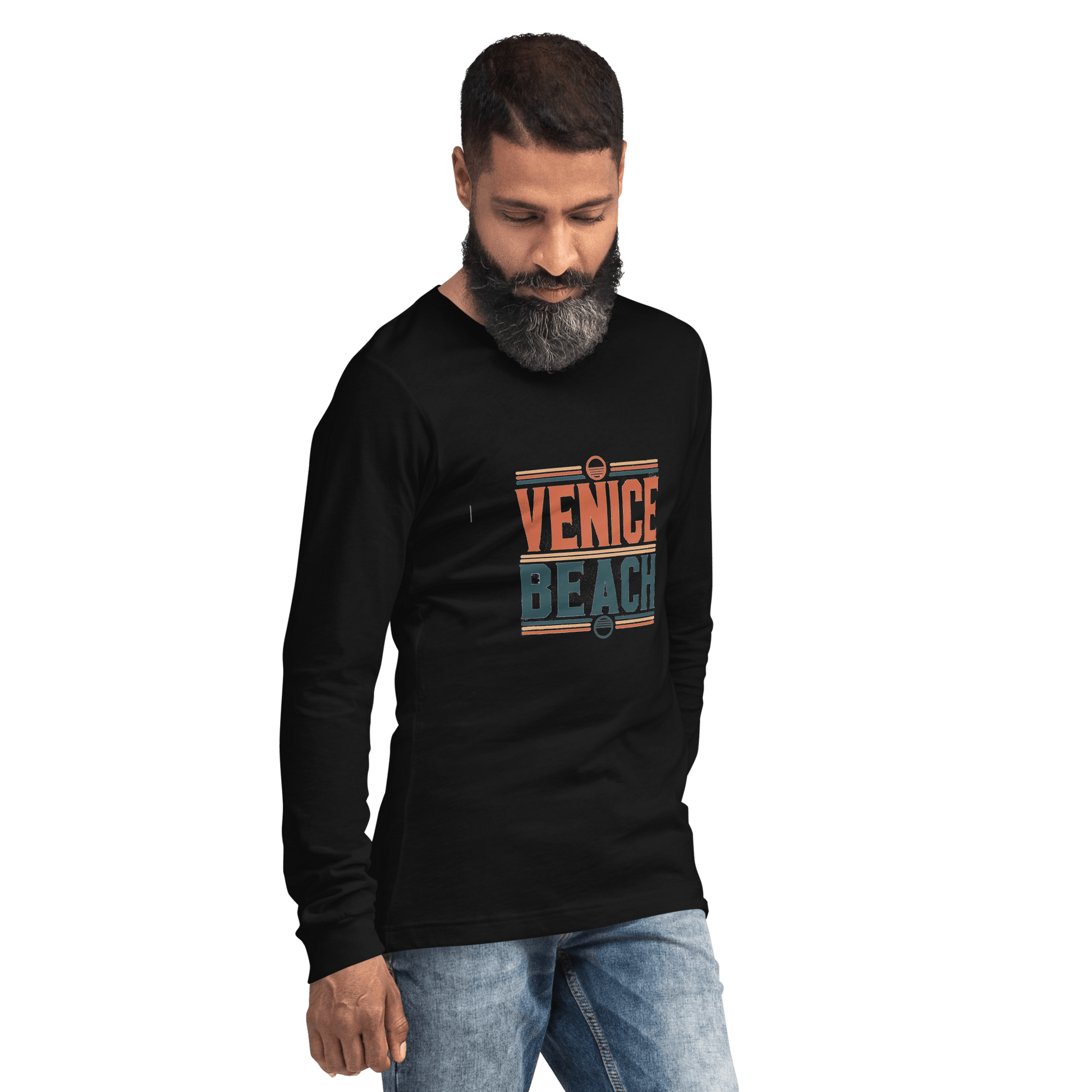 Langärmeliges Unisex T-Shirt "Venice Beach" - Artexio