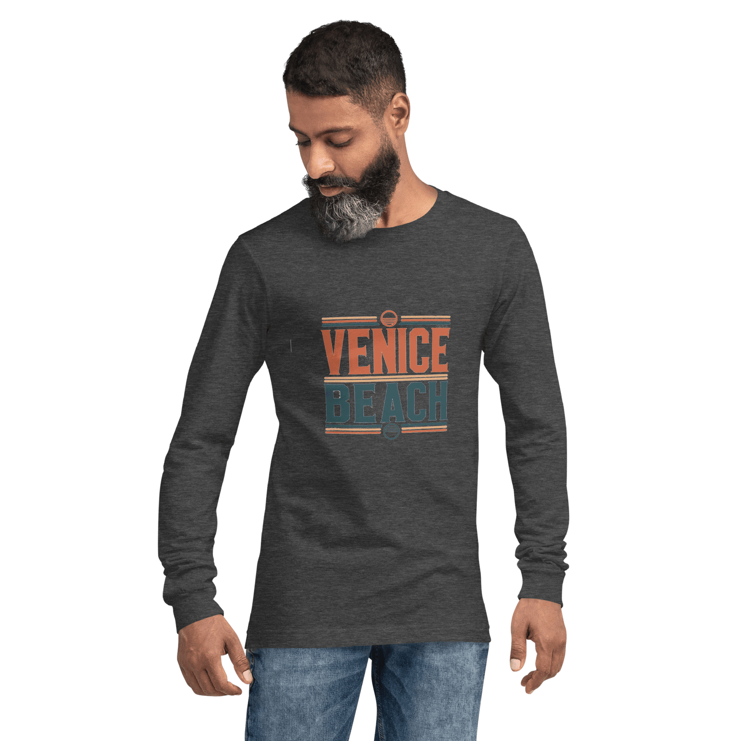 Langärmeliges Unisex T-Shirt "Venice Beach" - Artexio