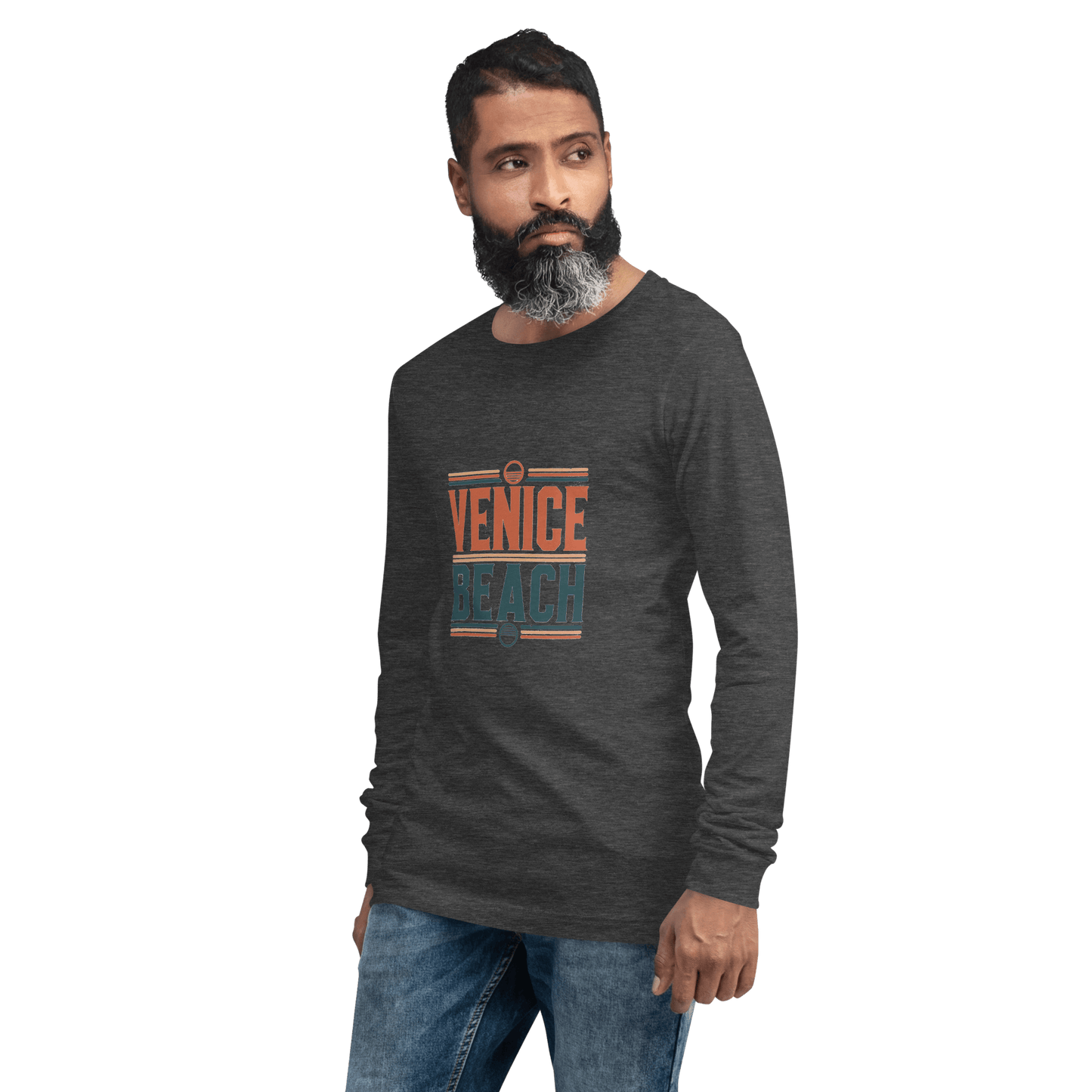 Langärmeliges Unisex T-Shirt "Venice Beach" - Artexio