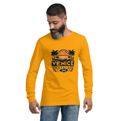 Langärmeliges Unisex T-Shirt "Venice Beach" - Artexio