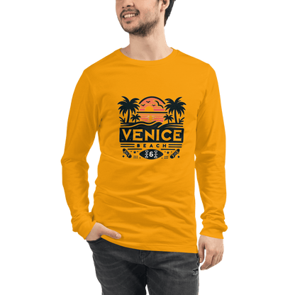 Langärmeliges Unisex T-Shirt "Venice Beach" - Artexio