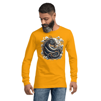 Langärmeliges Unisex T-Shirt "Drache" - Artexio