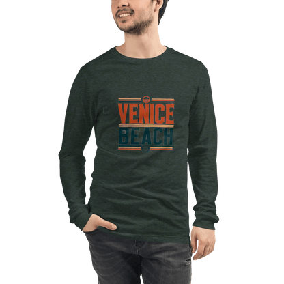 Langärmeliges Unisex T-Shirt "Venice Beach" - Artexio