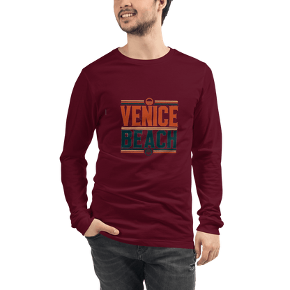 Langärmeliges Unisex T-Shirt "Venice Beach" - Artexio