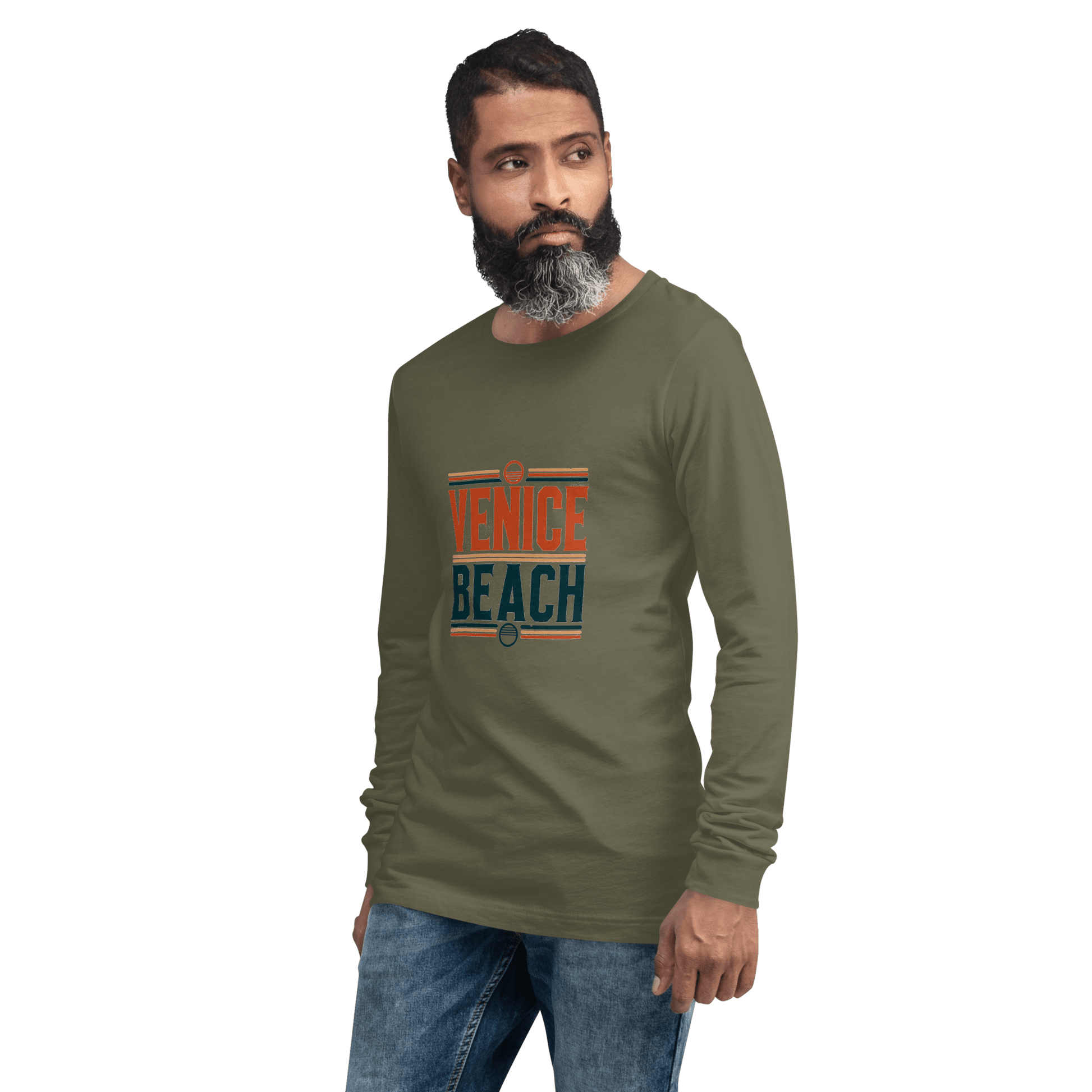 Langärmeliges Unisex T-Shirt "Venice Beach" - Artexio