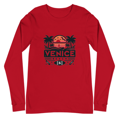 Langärmeliges Unisex T-Shirt "Venice Beach" - Artexio