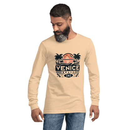 Langärmeliges Unisex T-Shirt "Venice Beach" - Artexio