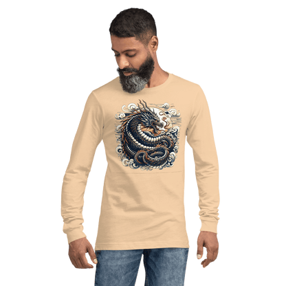 Langärmeliges Unisex T-Shirt "Drache" - Artexio