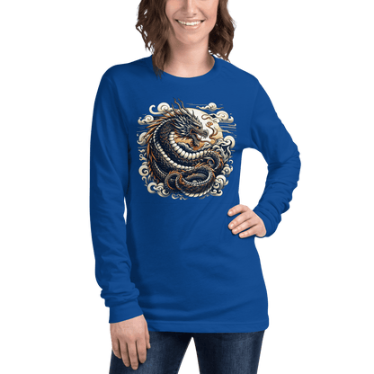 Langärmeliges Unisex T-Shirt "Drache" - Artexio