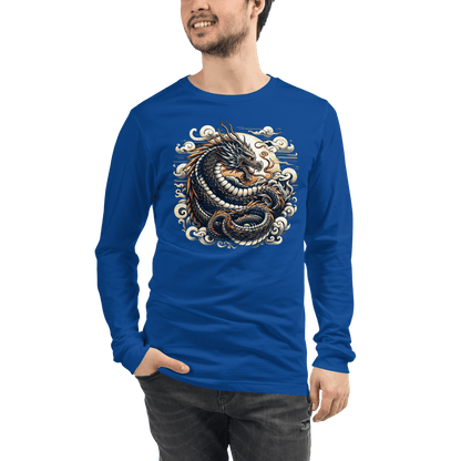 Langärmeliges Unisex T-Shirt "Drache" - Artexio