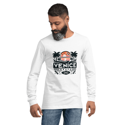 Langärmeliges Unisex T-Shirt "Venice Beach" - Artexio