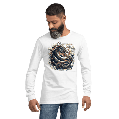 Langärmeliges Unisex T-Shirt "Drache" - Artexio