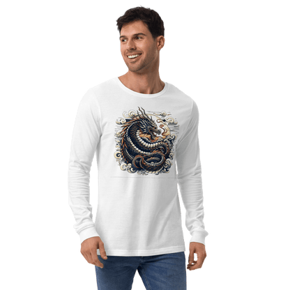 Langärmeliges Unisex T-Shirt "Drache" - Artexio