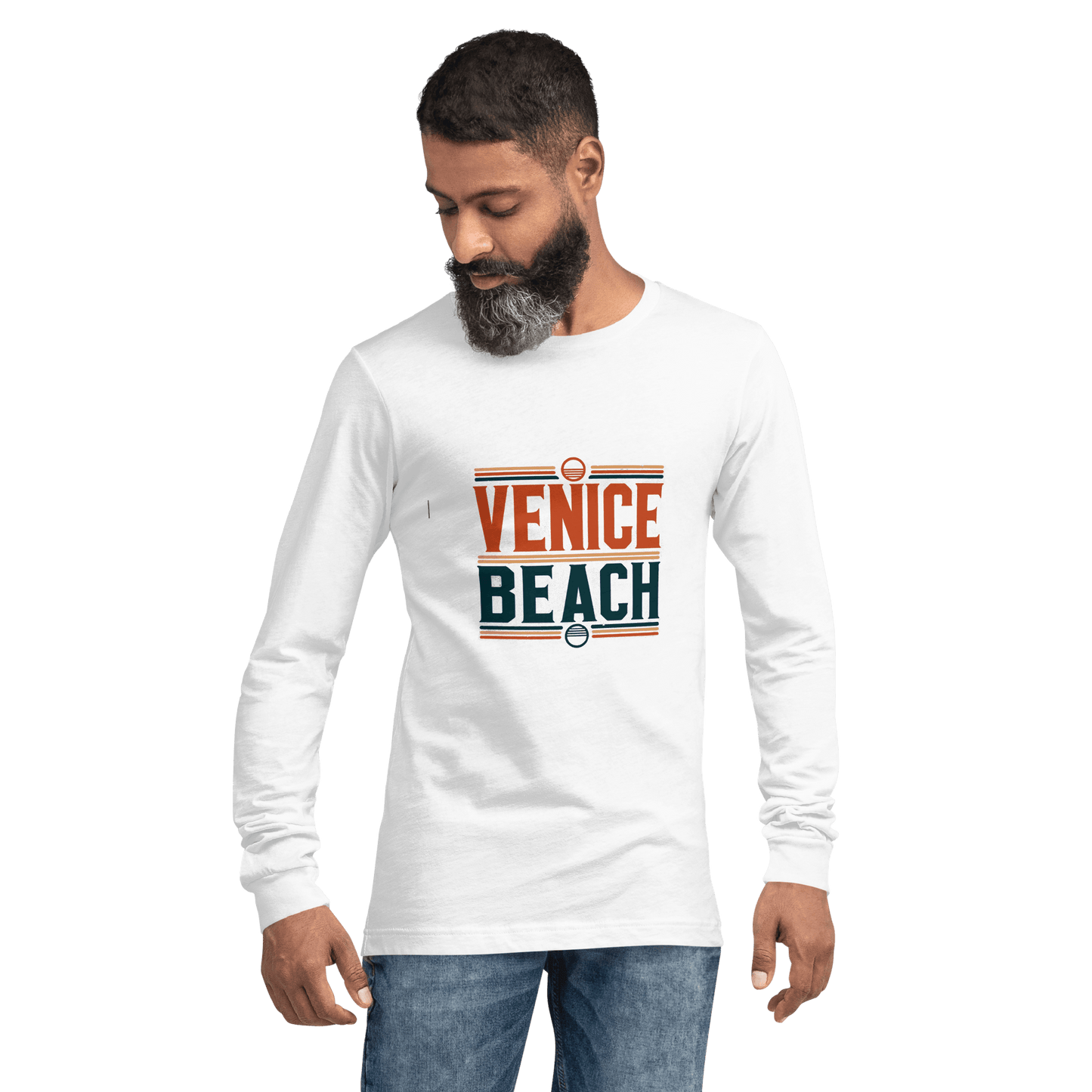 Langärmeliges Unisex T-Shirt "Venice Beach" - Artexio