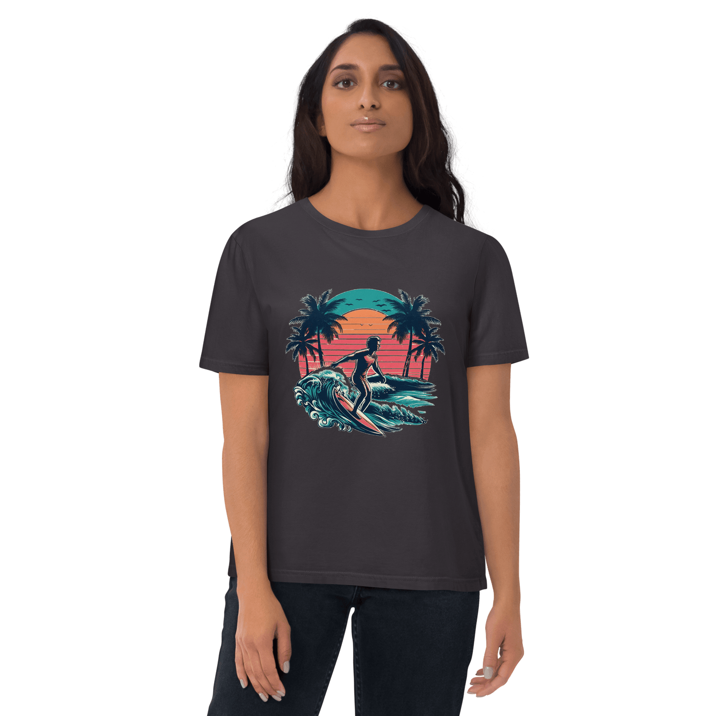 Unisex Bio Baumwoll T-Shirt "Surfing"