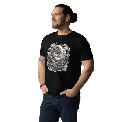 Unisex Bio Baumwoll T-Shirt "Drache" - Artexio