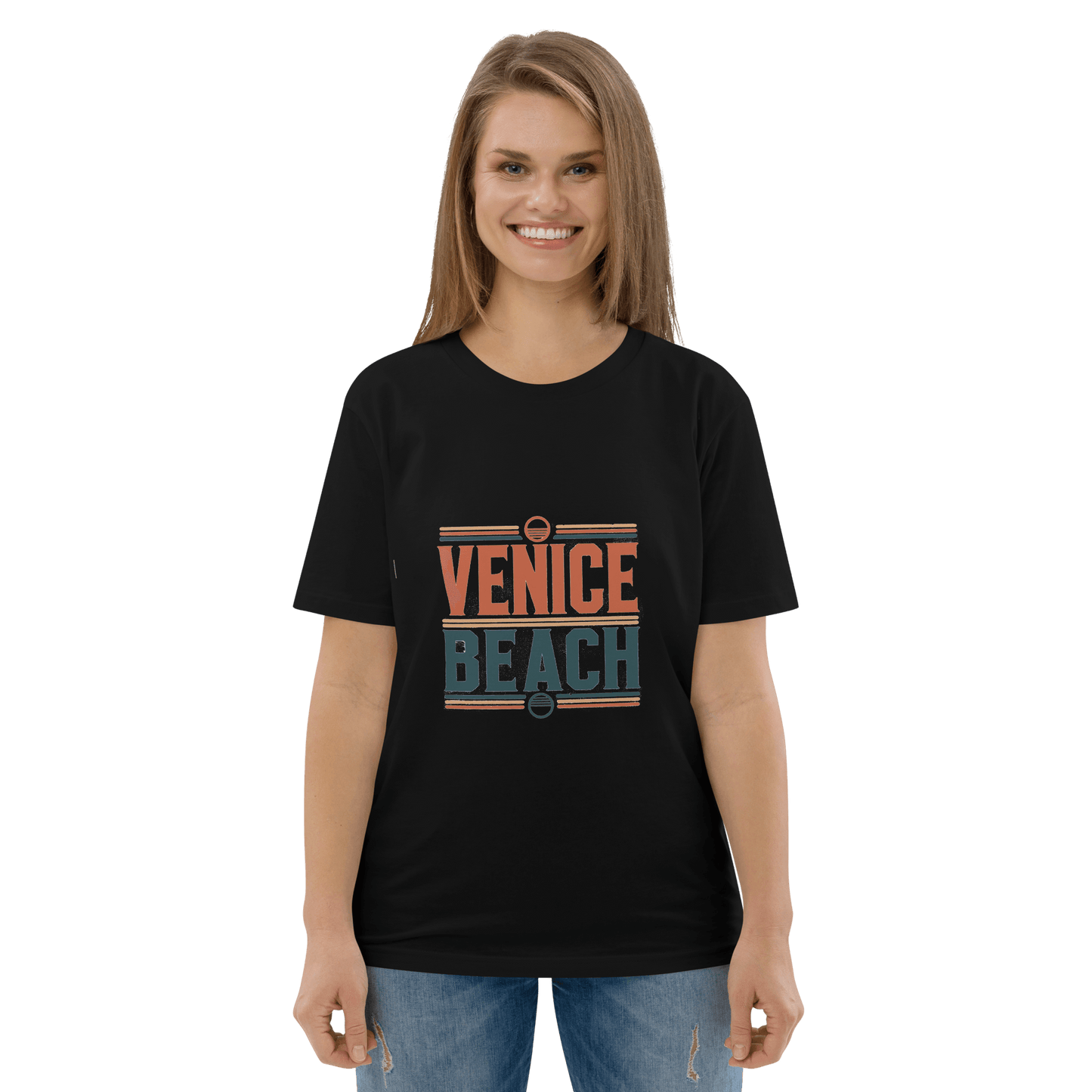 Unisex Bio Baumwoll T-Shirt "Venice Beach" - Artexio