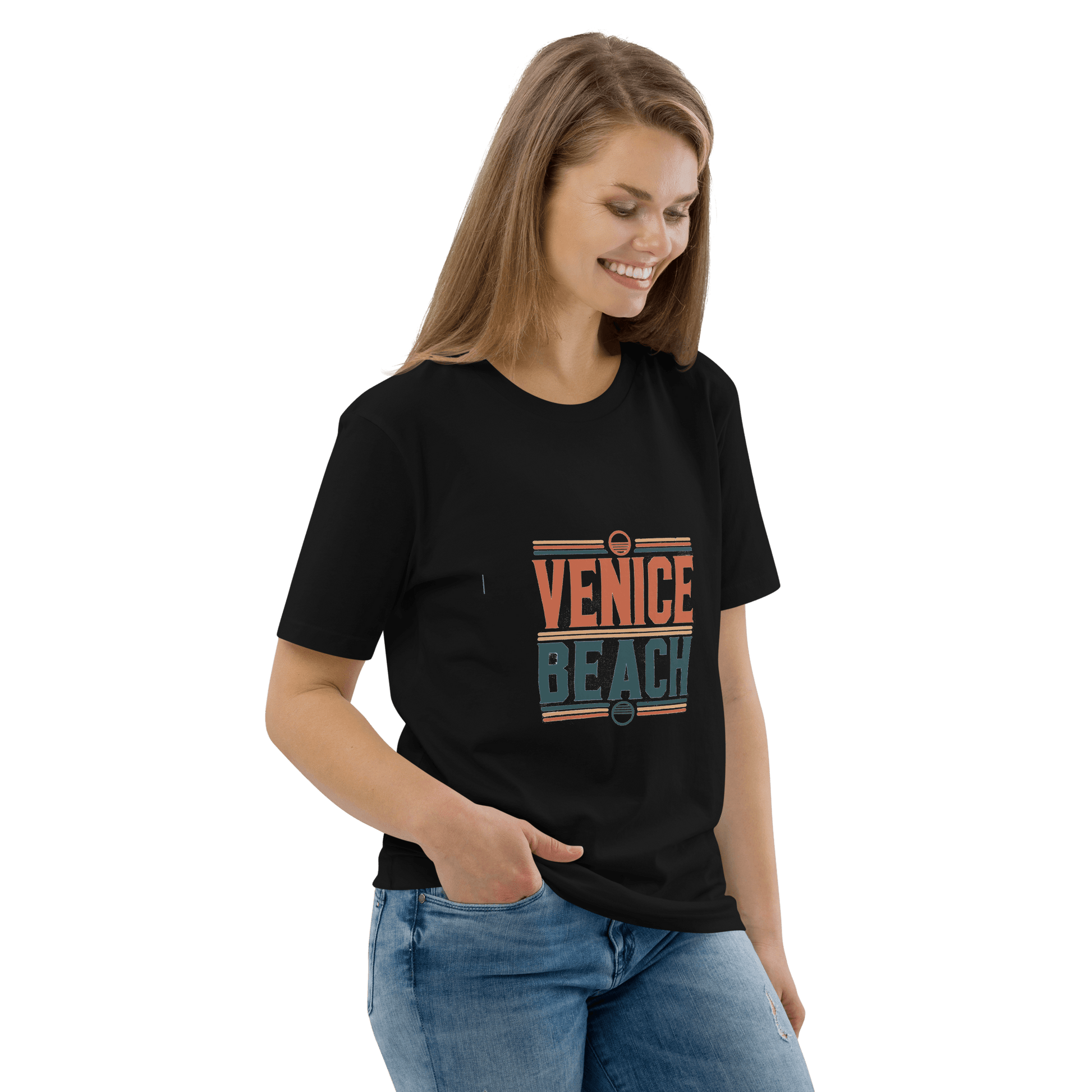 Unisex Bio Baumwoll T-Shirt "Venice Beach" - Artexio