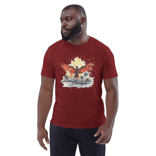 Unisex organic cotton t-shirt "Firebird"