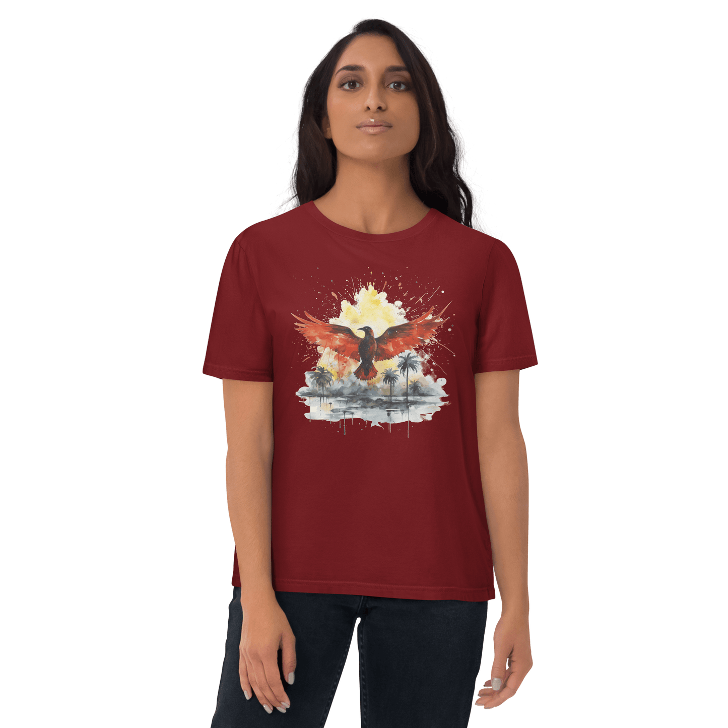 Unisex organic cotton t-shirt "Firebird"