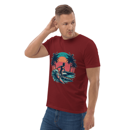 Unisex Bio Baumwoll T-Shirt "Surfing"