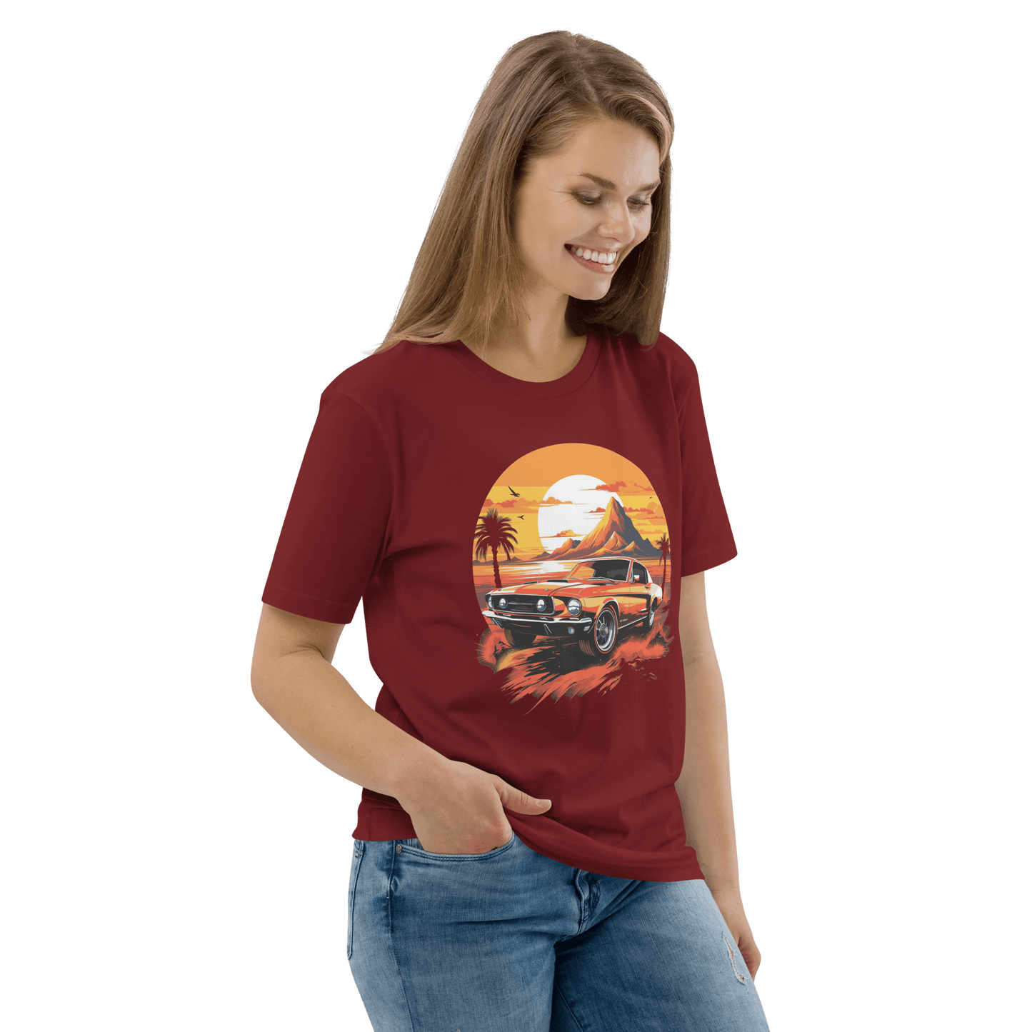 Unisex organic cotton t-shirt "Ford Mustang"