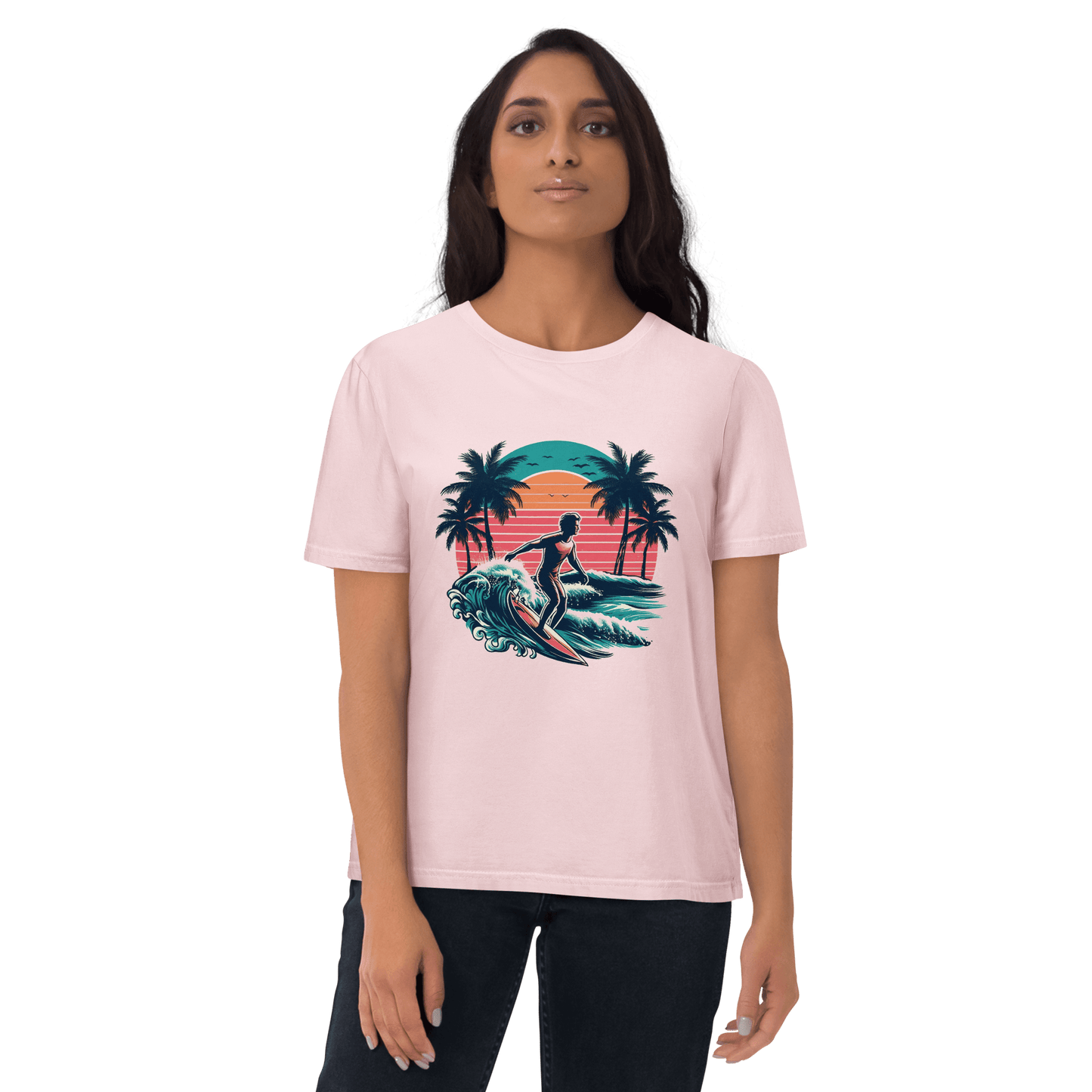 Unisex Bio Baumwoll T-Shirt "Surfing"