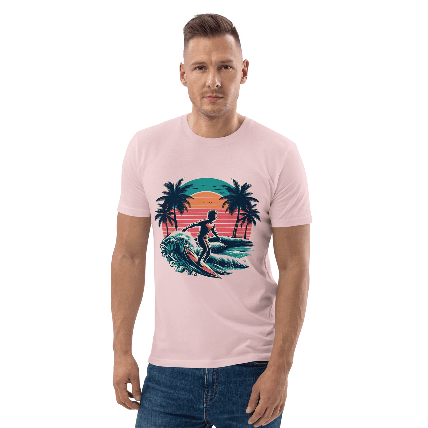 Unisex Bio Baumwoll T-Shirt "Surfing"