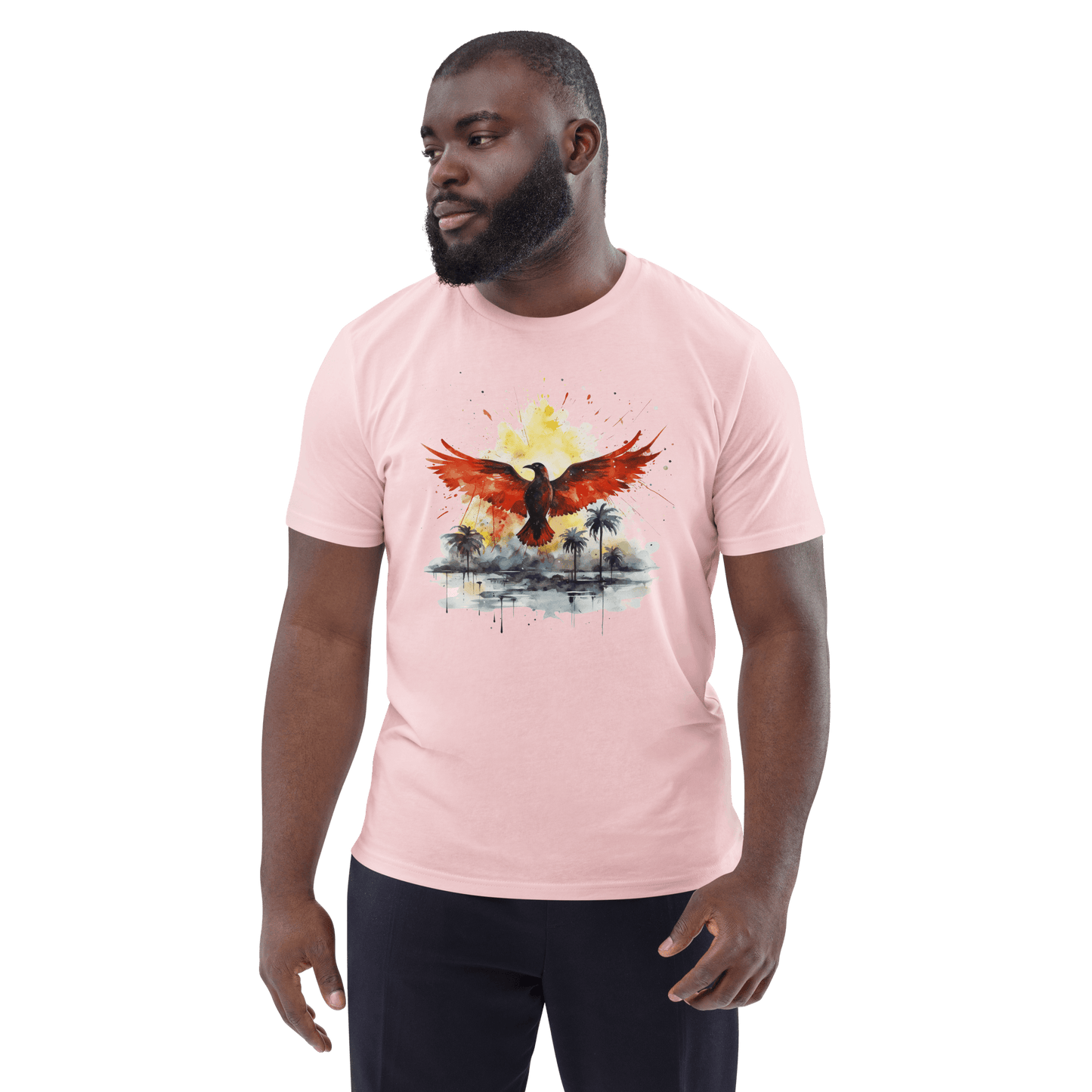 Unisex organic cotton t-shirt "Firebird"