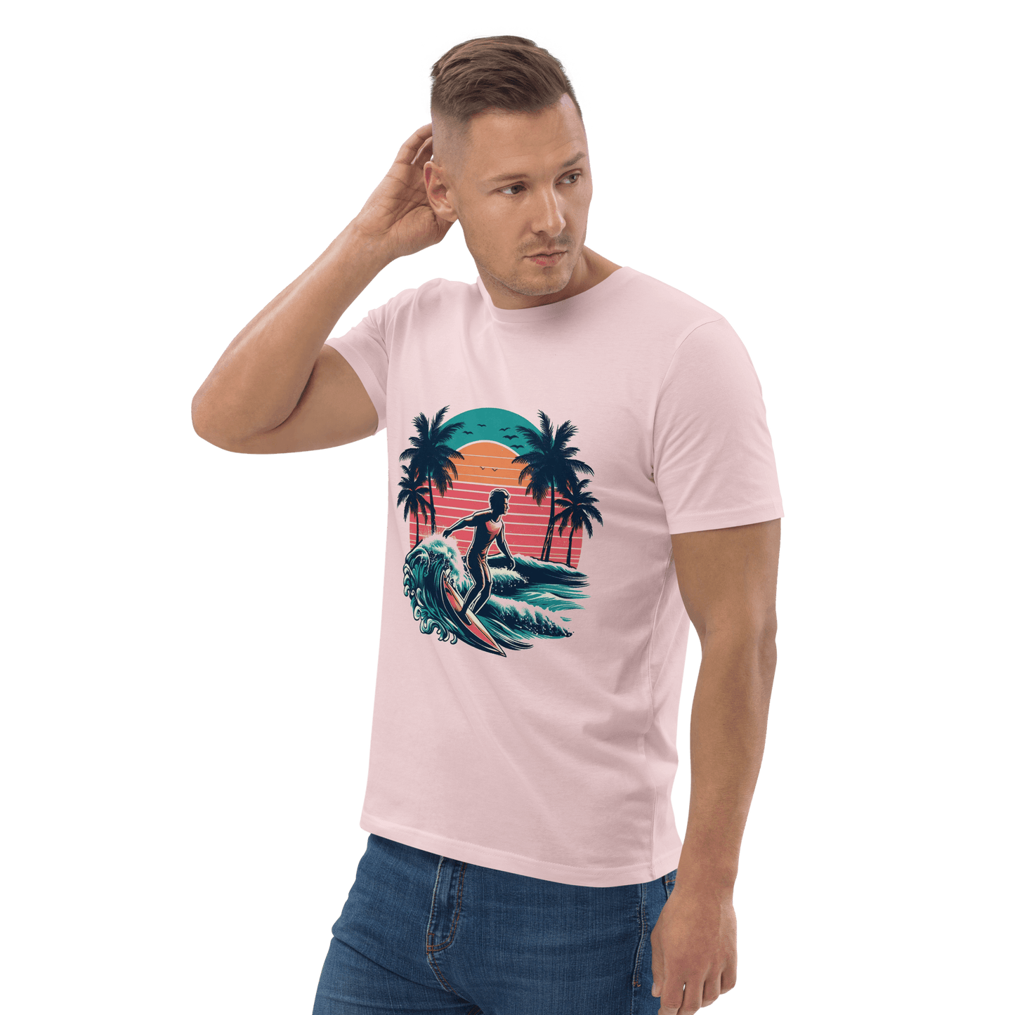 Unisex Bio Baumwoll T-Shirt "Surfing"