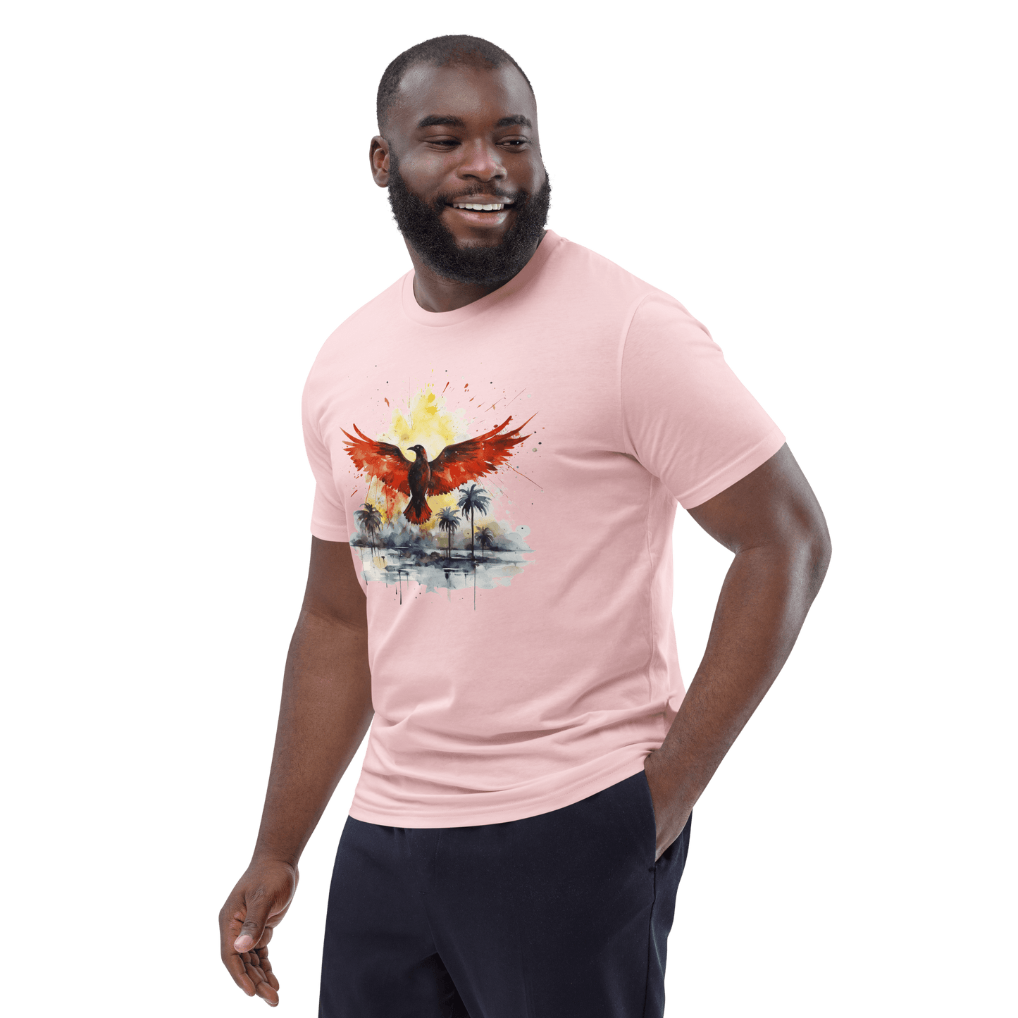 Unisex organic cotton t-shirt "Firebird"