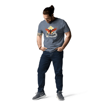 Unisex organic cotton t-shirt "Firebird"