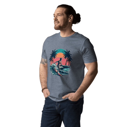 Unisex Bio Baumwoll T-Shirt "Surfing"