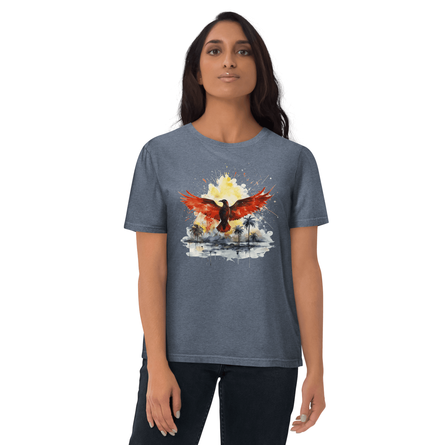 Unisex organic cotton t-shirt "Firebird"