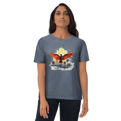 Unisex organic cotton t-shirt "Firebird"