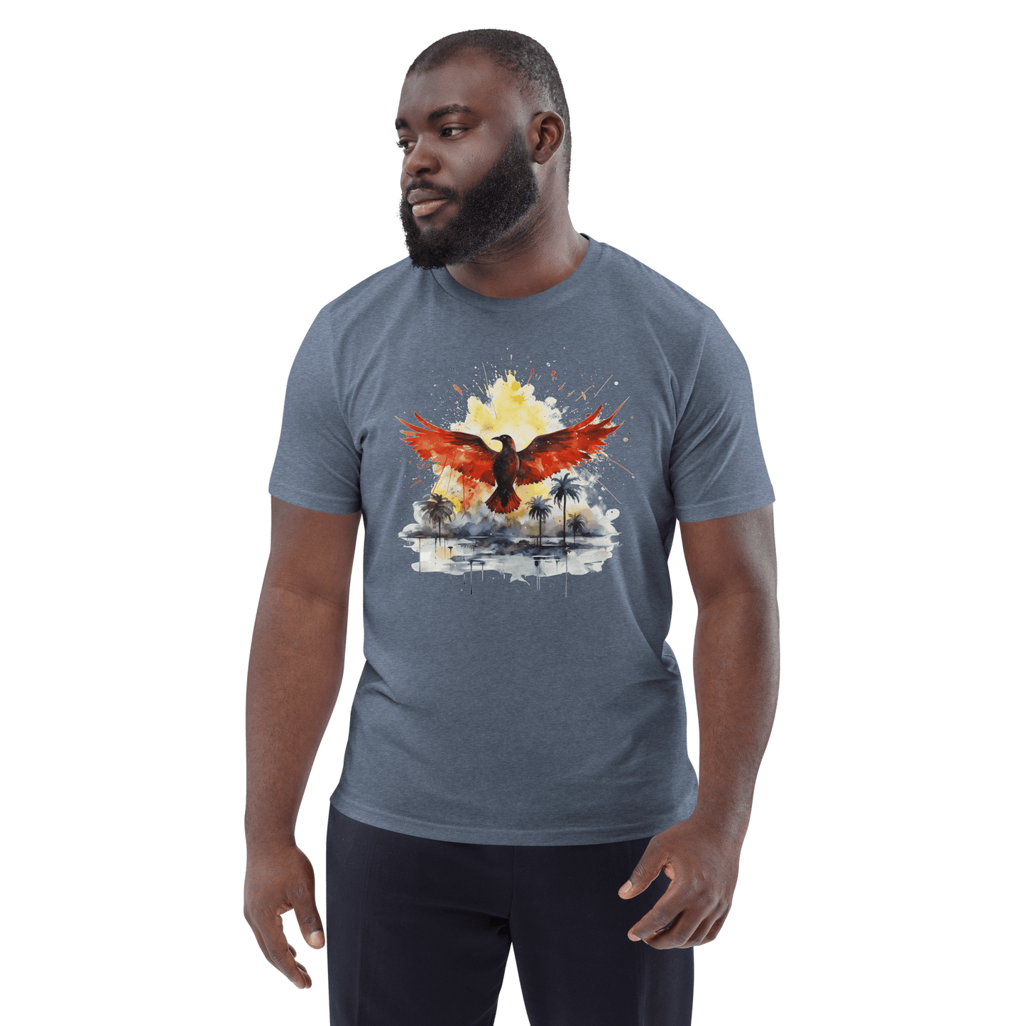 Unisex organic cotton t-shirt "Firebird"