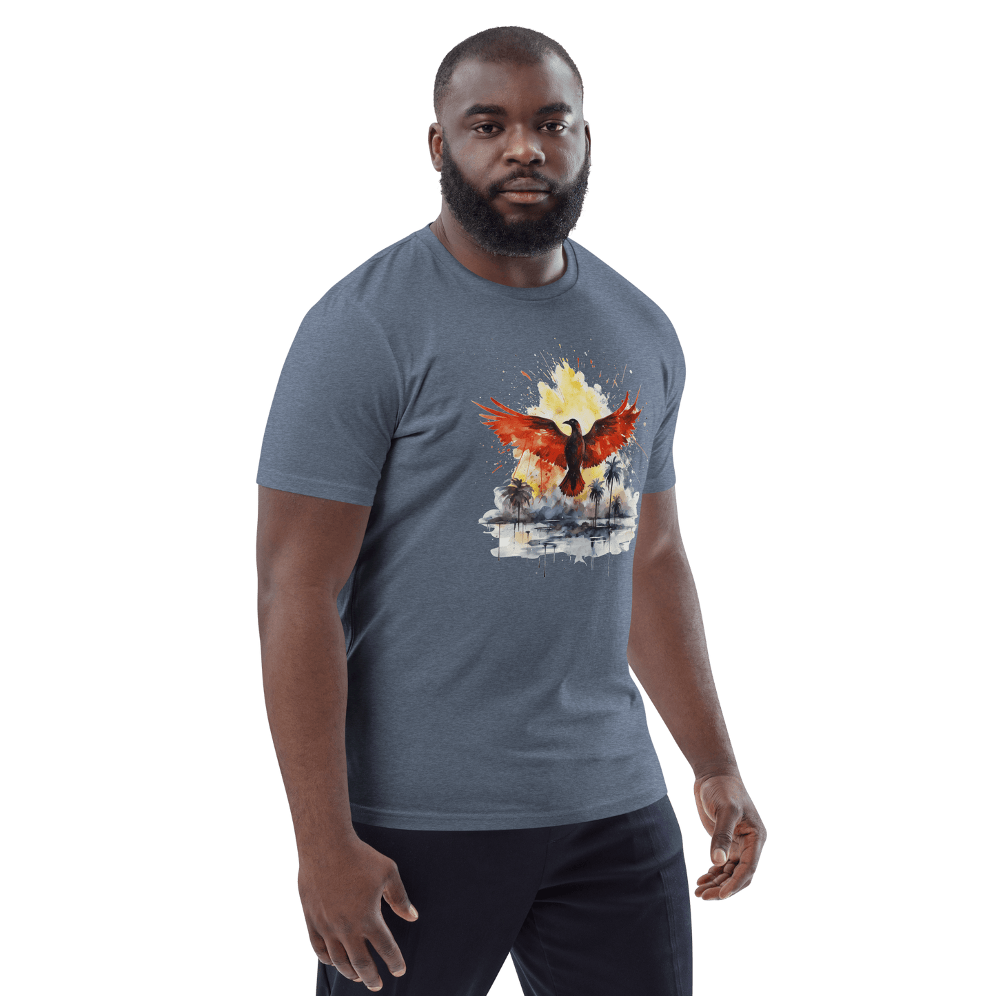 Unisex organic cotton t-shirt "Firebird"