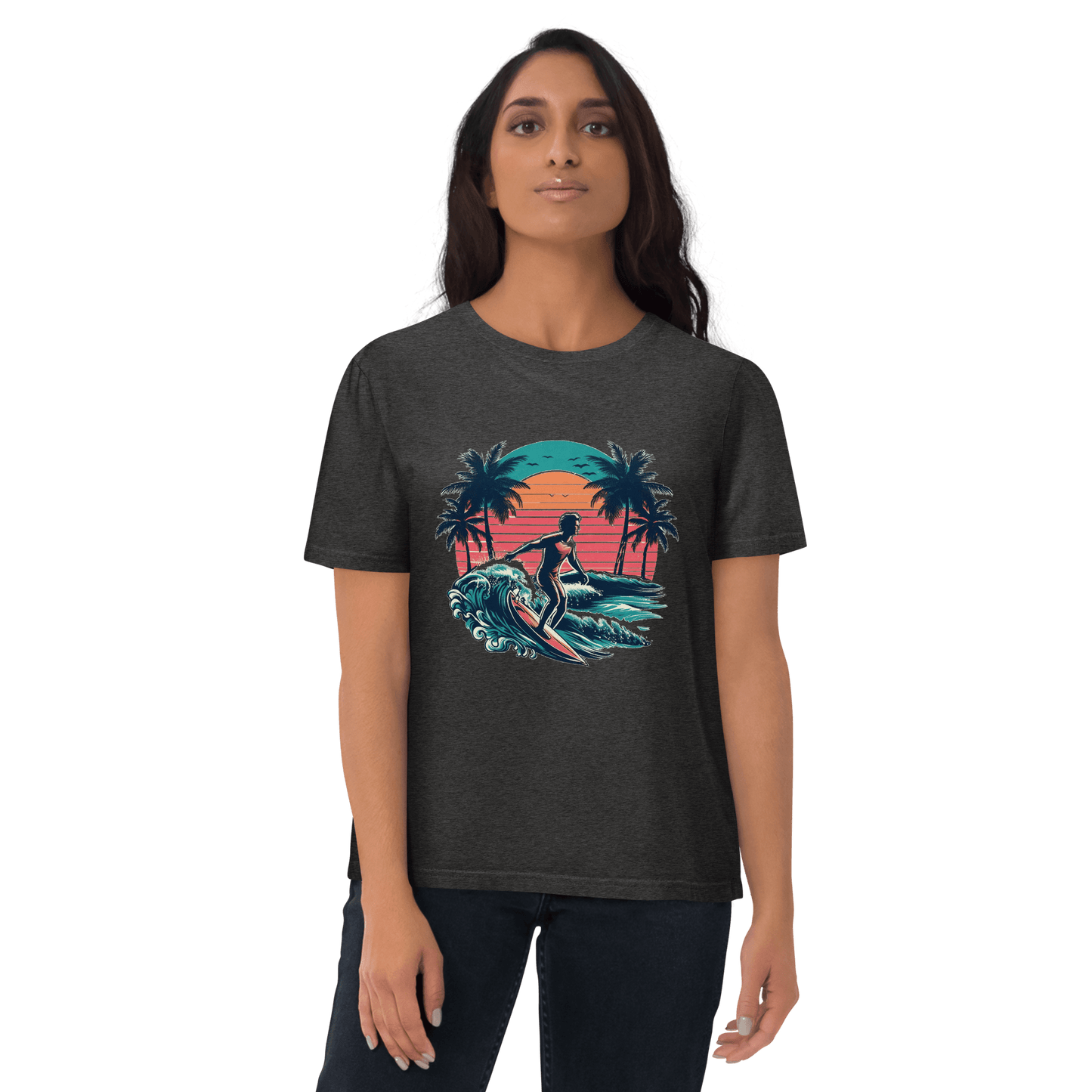 Unisex Bio Baumwoll T-Shirt "Surfing"