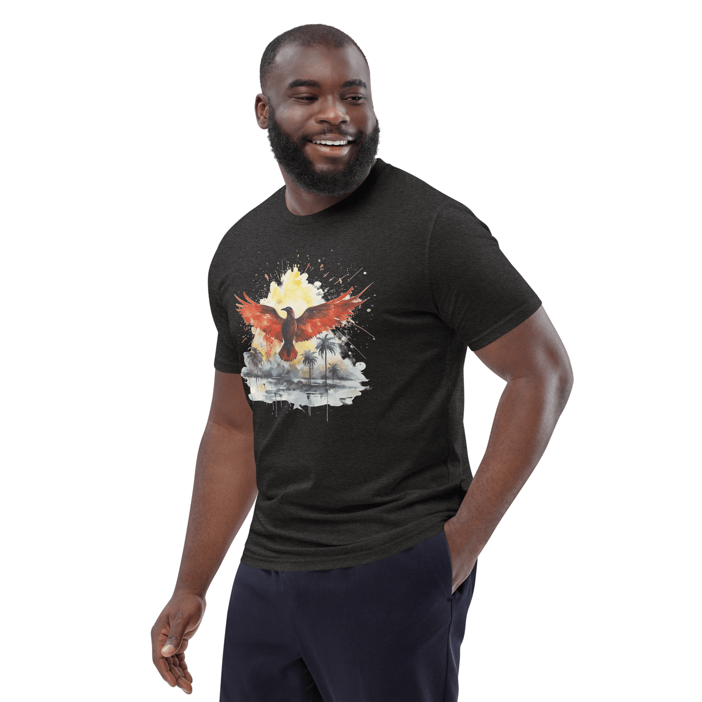 Unisex organic cotton t-shirt "Firebird"