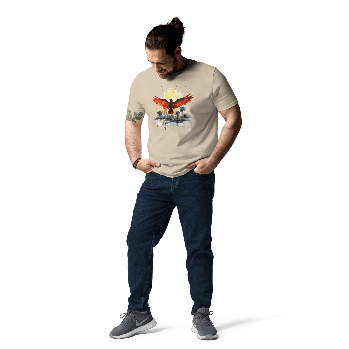 Unisex organic cotton t-shirt "Firebird"