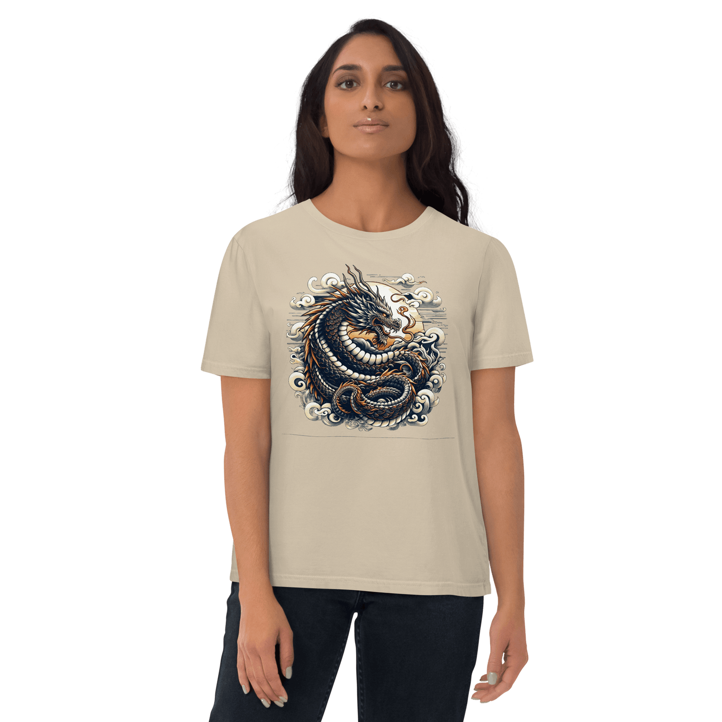 Unisex Bio Baumwoll T-Shirt "Drache" - Artexio