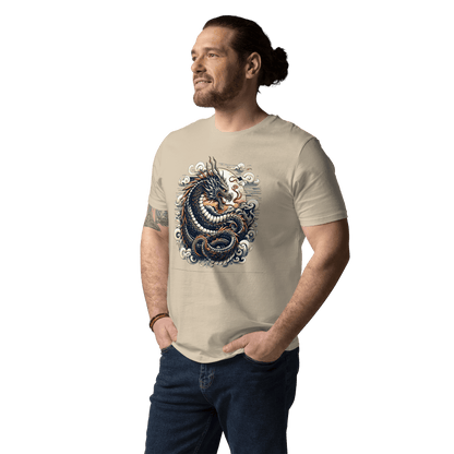 Unisex Bio Baumwoll T-Shirt "Drache" - Artexio